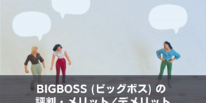 BigBossの評判・メリット／デメリット