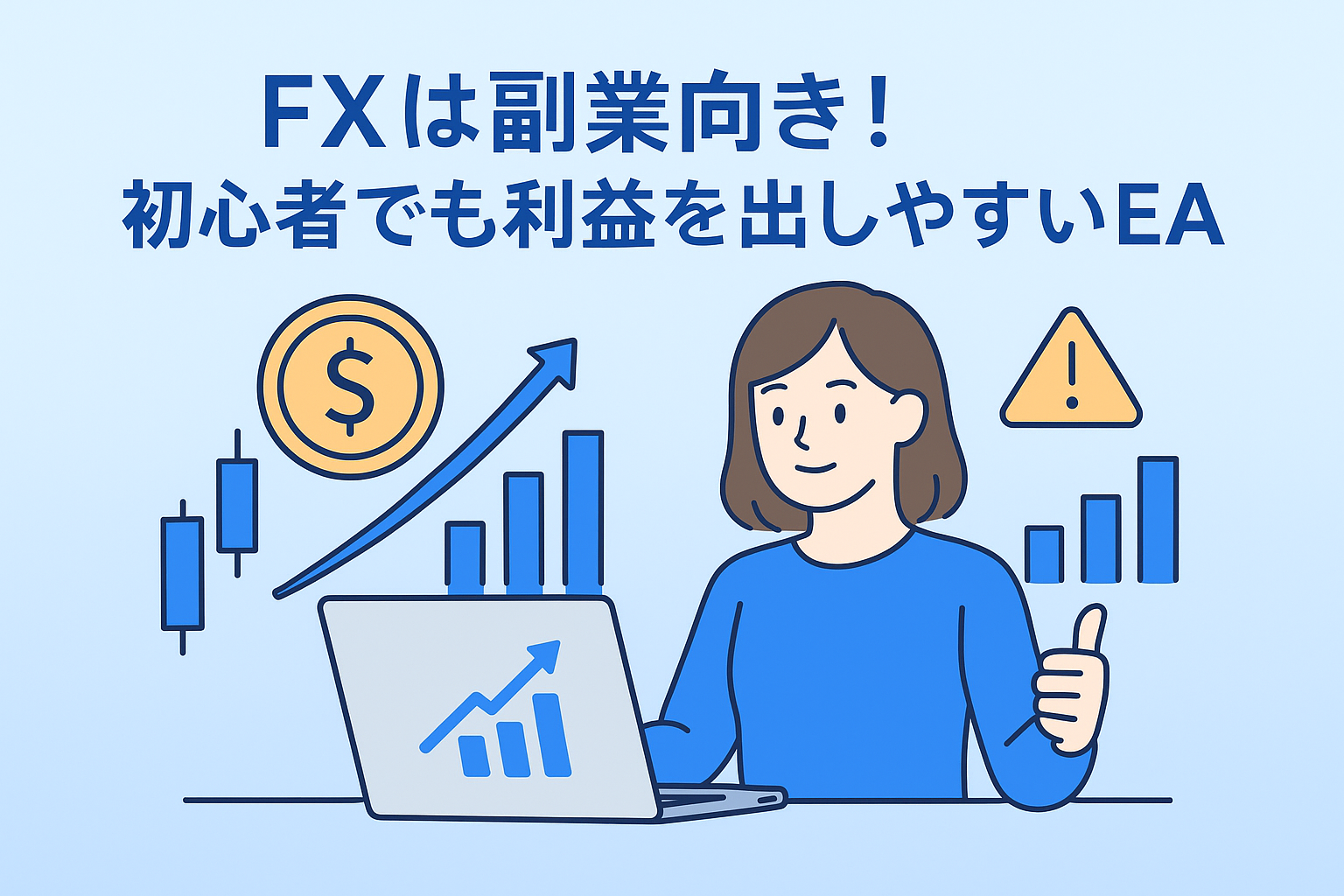 FX副業は稼げる？FX×自動売買（EA）で、コスパ＆タイパの良い副収入を目指そう！